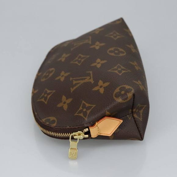 LOUIS VUITTON Monogram Pochette Cosmetic PM Cosmetic Pouch M47515 LV Auth ac3372 - Picture 3 of 16